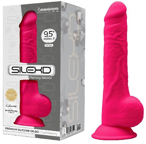 Gode Realiste Rose Double Densite No 3 - 24 cm