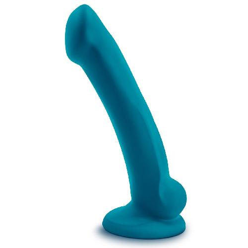 Gode Ventouse en silicone Temptasia Reina Bleu-vert - 17 cm