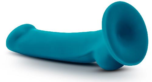 Gode Ventouse en silicone Temptasia Reina Bleu-vert - 17 cm