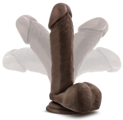 Gode Ventouse Ultra Realiste Noir DR Skin + 23 cm