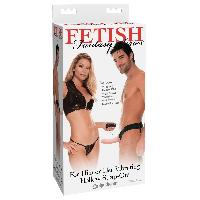 Godes Ceinture FFSFHOH Gode ceinture creux 15cm vibrant avec telecommande