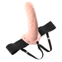 Godes Ceinture Gode ceinture creux de 20 cm avec sangle elastique