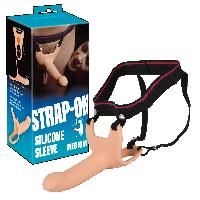 Godes Ceinture Gode Ceinture Creux en Silicone - 14 cm