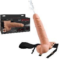 Godes Ceinture Gode ceinture creux qui ejacule FF - 20 cm D4 a 4.8 cm