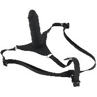 Godes Ceinture Gode Ceinture Noir en Silicone