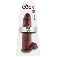 Godes gode King Cock 30cm Cock w Balls Brown