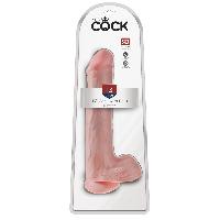 Godes gode King Cock 33cm Cock w Balls Light