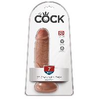 Godes Gode King Cock 7 Cock w Balls Tan