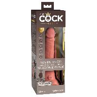 Godes KCE 7 Gode vibrant en silicone double densite de 7 RC