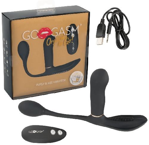 Plugs et godes Anal Gogasm Rechargeable Vaginal et Anal Noir