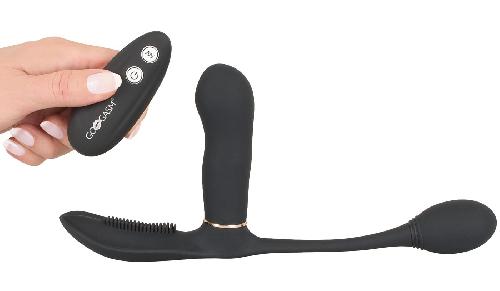 Plugs et godes Anal Gogasm Rechargeable Vaginal et Anal Noir