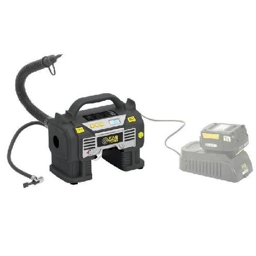 Compresseur Auto Gonfleur compresseur - FARTOOLS - 18V - 1100KPA - 11Bar - écran digital - indicateur de pression