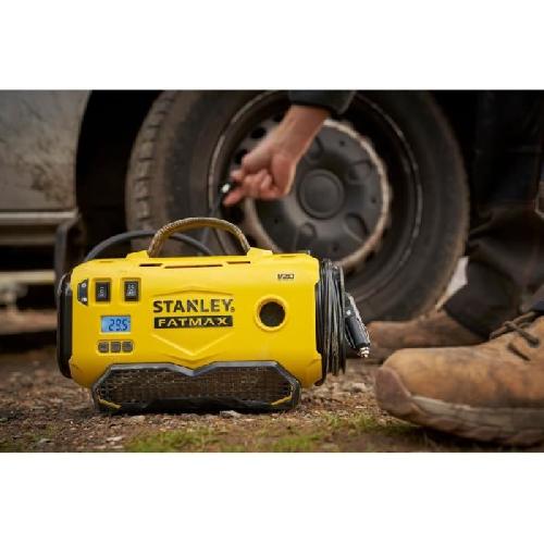 Compresseur Gonfleur Compresseur - STANLEY FATMAX V20 - SFMCE520B-QW - Lithium 18V - 11 bars - Sans Batterie