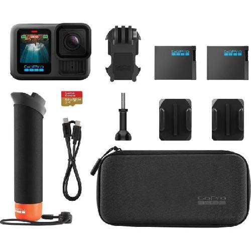 Camera Sport - Camera Frontale GoPro HERO 13 Black + Accessoires - Camera de sport etanche - Definition 5K -UHD-