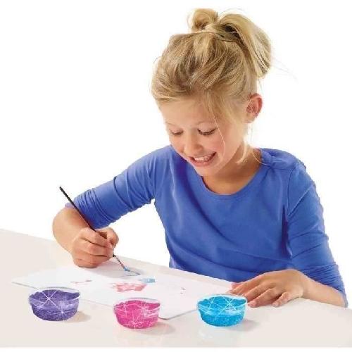 Jeu De Peinture Gouache a paillettes (6x45ml) - SES CREATIVE - Bonne qualité. couleurs vives et opaques - Emballage pratique et compact