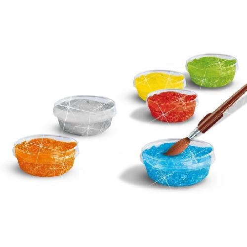 Peinture Gouache Gouache a paillettes - SES CREATIVE - Six couleurs vives de gouache pailletee