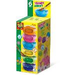 Peinture Gouache Gouache trendy -6x45ml- - SES CREATIVE - Couleurs vives et opaques. 6 super couleurs.