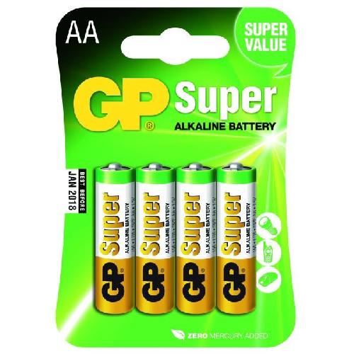 GP Batteries 4 Piles AA LR06 Super Alcaline - archives