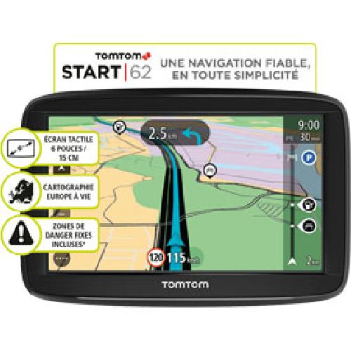 Gps Auto - Module - Boitier De Navigation GPS TOMTOM Start 62 Europe 45 - carto gratuite a vie