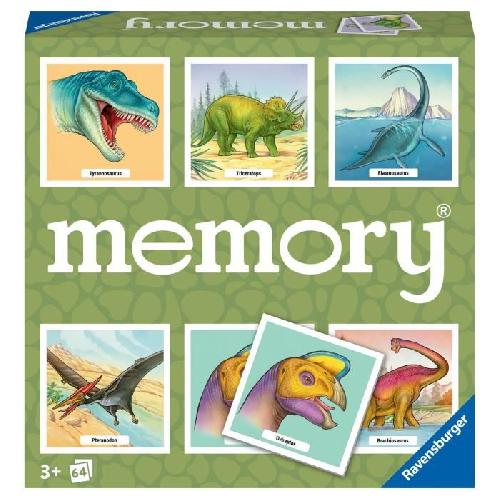 Memory Grand memory Dinosaures. Jeu Educatif. association et memorisation. A partir de 3 ans. 20924. Ravensburger
