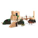 Figurine Miniature - Personnage Miniature Grande Conquete du temple perdu. Playset figurines. SCHLEICH 42656 Dinosaurs. Des 4 ans