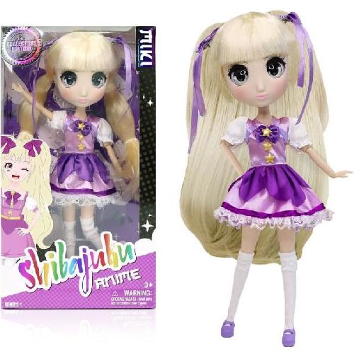 Poupee Grande Poupée Kawai style Japon 30 cm - Poupée Miki - BANDAI - Licence Officielle Shibajuku Anime