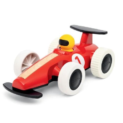 Vehicule Pour Circuit Miniature Grande voiture de course a rétrofriction - Jouet d'éveil premier age -7312350303087 - Brio World