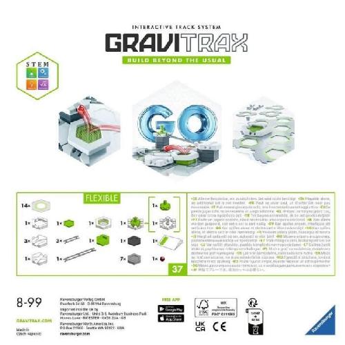 Circuit De Bille Gravitrax GO Flexible-Circuit de billes-Jeu de construction-Des 8 ans-23705 - Ravensburger