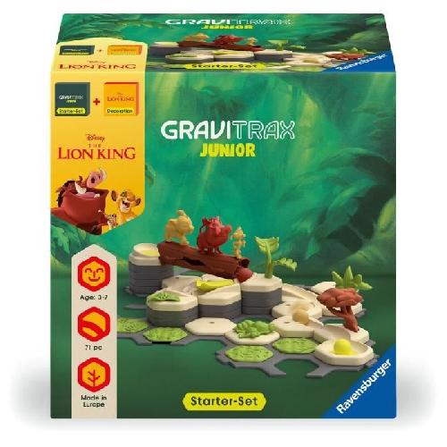 Circuit De Bille Gravitrax Junior Starter Set Le Roi Lion. Circuits de billes. 71 pieces. Des 3 ans. 73437. Ravensburger