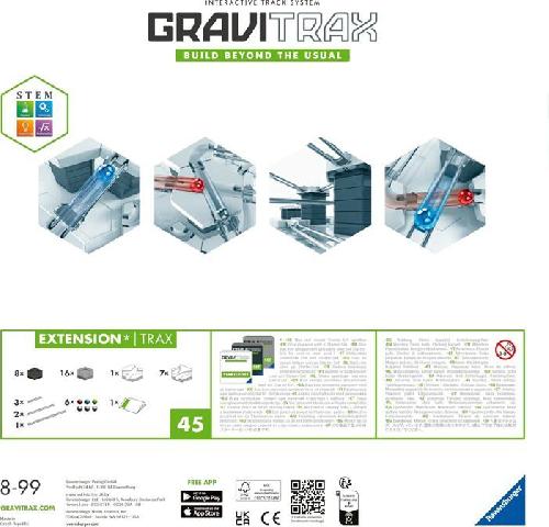 Circuit De Bille GraviTrax Set d'Extension Trax / Rails - 224142 - A partir de 8 ans Ravensburger