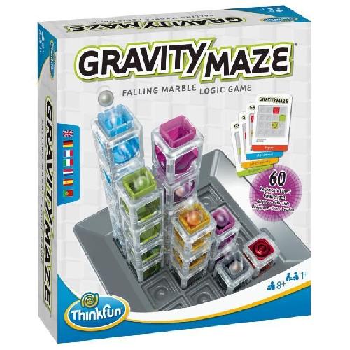 Jeu De Societe - Jeu De Plateau Gravity Maze jeu de logique. Casse-tete. Circuit-bille-Construction. 60 défis. des 8 ans-Ravensburger. 76433. ThinkFun