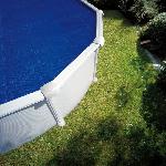Bache - Couverture - Volet - Enrouleur GRE - Bache ete a bulles de 180 µ pour piscine ovale de 5.00m x 3.00 m