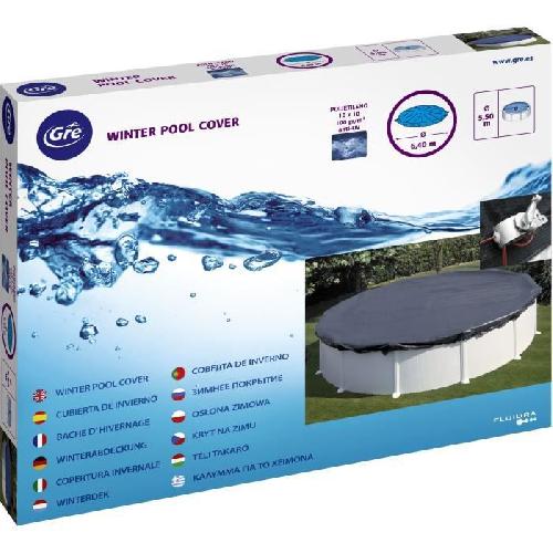 Bache - Couverture - Volet - Enrouleur GRE - Bache hiver de 120g-m2 pour piscine O3m