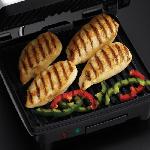 Grill Electrique Grill barbecue 3 en 1 - RUSSELL HOBBS - Cook at Home - 17888-56 - 1800 W - 5 portions - Acier brossé