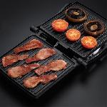 Grill Electrique Grill barbecue 3 en 1 - RUSSELL HOBBS - Cook at Home - 17888-56 - 1800 W - 5 portions - Acier brossé