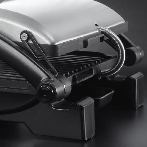 Grill Electrique Grill barbecue 3 en 1 - RUSSELL HOBBS - Cook at Home - 17888-56 - 1800 W - 5 portions - Acier brossé