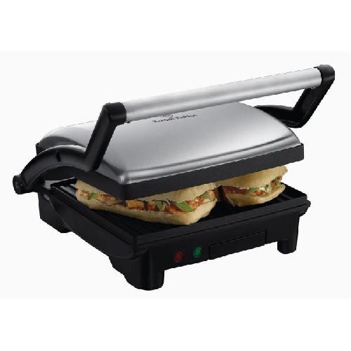 Grill Electrique Grill barbecue 3 en 1 - RUSSELL HOBBS - Cook at Home - 17888-56 - 1800 W - 5 portions - Acier brossé