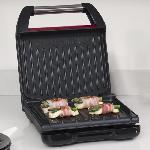 Grill Electrique Grill compact - GEORGE FOREMAN - 25030-56 - 1200 W - 3 portions - Acier - Rouge