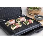 Grill Electrique Grill compact - GEORGE FOREMAN - 25030-56 - 1200 W - 3 portions - Acier - Rouge