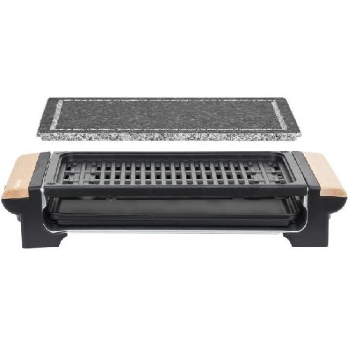 Grill Electrique Grill électrique 2 en 1 et Pierre a cuire - 8 personnes - H.KoeNIG RP320 - 1300 W