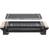 Grill Electrique Grill électrique 2 en 1 et Pierre a cuire - 8 personnes - H.KoeNIG RP320 - 1300 W