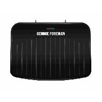 Grill Electrique Grill large - GEORGE FOREMAN - Fit Grill Large - 25820-56 - 2400 W - Anti-adhésif - Noir