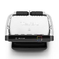 Grill Electrique TEFAL GC750D12 Optigrill Elite Grill électrique. Technologie brevetée. Marquage intensif. 12 programmes. Intuitif. Plaques amovibl