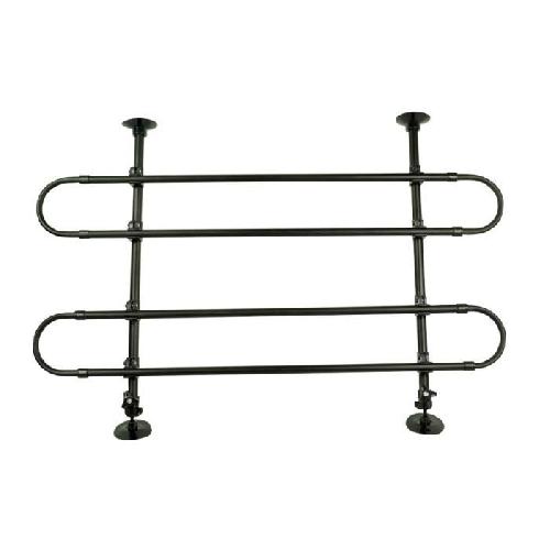 Pare-chien - Grille Separation Animaux Grille de separation coffre et habitacle - Noir mat - fidelami