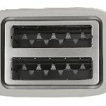 Grille-pain - Toaster Grille-pain - BRANDT - T02T1050W - 2 fentes - 7 niveaux de puissance - Tiroir ramasse-miettes - Blanc