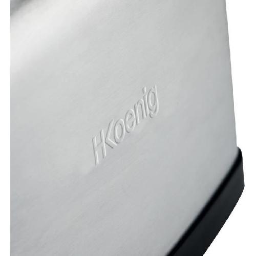 Grille-pain - Toaster Grille-pain deux tranches - HKoeNIG - TOS7 - 850 W - Acier inoxydable