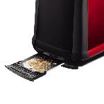 Grille-pain - Toaster Grille-pain MOULINEX Subito LT260D11 - 2 fentes - Rouge - Thermostat 7 positions
