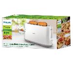 Grille-pain - Toaster Grille pain PHILIPS HD2590/00 - 1 fente - Thermostat réglable - Fonction réchauffage et dégongélation - Blanc