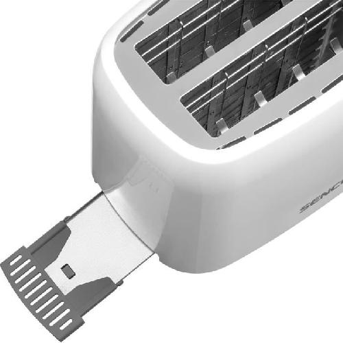 Grille-pain - Toaster Grille-pain - SENCOR - STS 2606WH - 750 W - 2 fentes - Blanc