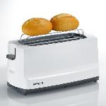 Grille-pain - Toaster Grille-pain SEVERIN AT2234 - 2 fentes longues pour 4 tranches - Fonction décongélation - Support viennoiseries